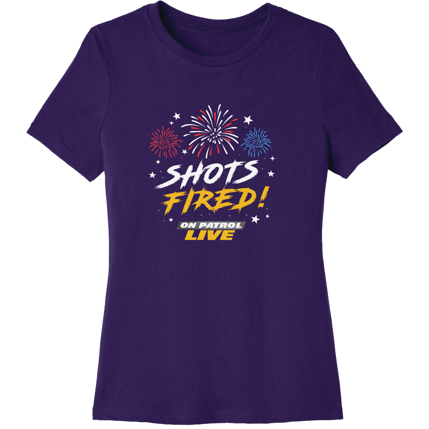 OPL Happy 250th Shots FiredWomen's Relaxed Jersey Short Sleeve Tee