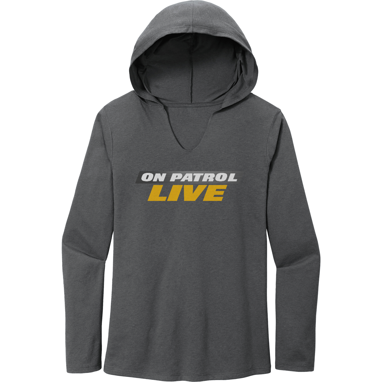 On Patrol: Live Womens TriBlend Long Sleeve Hoodie