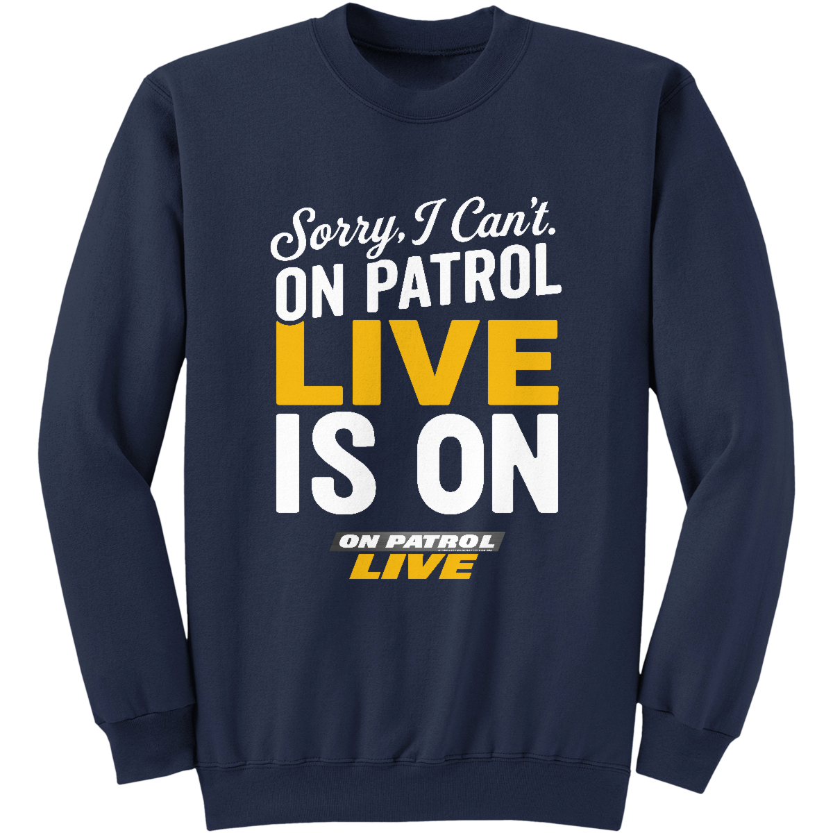 Sorry, I Can't Unisex Fleece Crewneck Sweatshirt