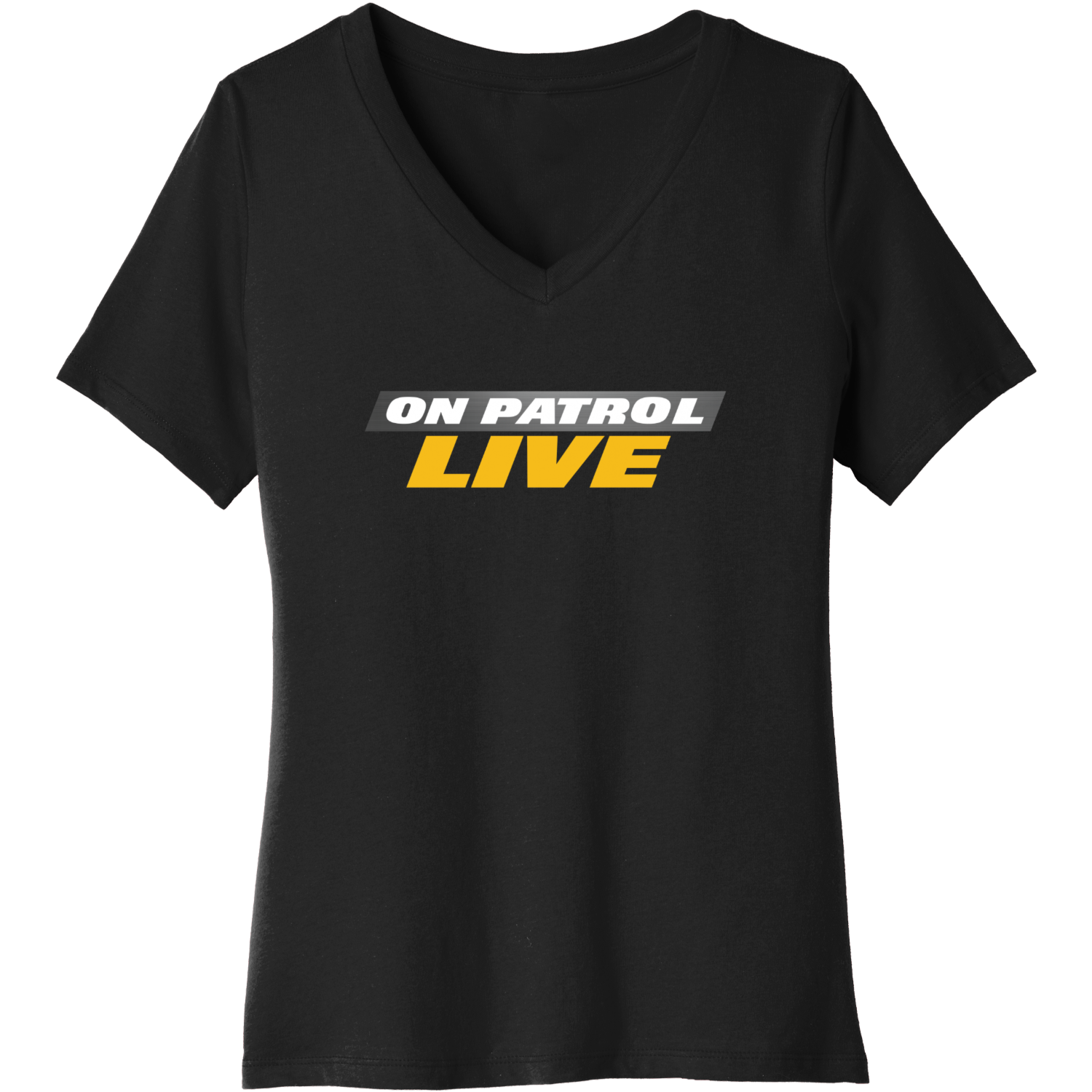 On Patrol: Live Women’s Relaxed Jersey Short Sleeve V-Neck Tee