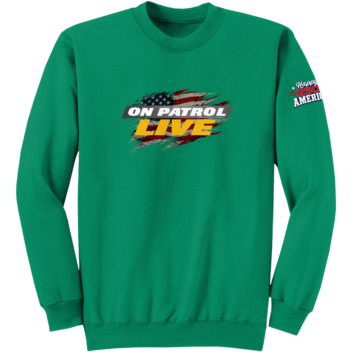 OPL July 4th Unisex Fleece Crewneck Sweatshirt