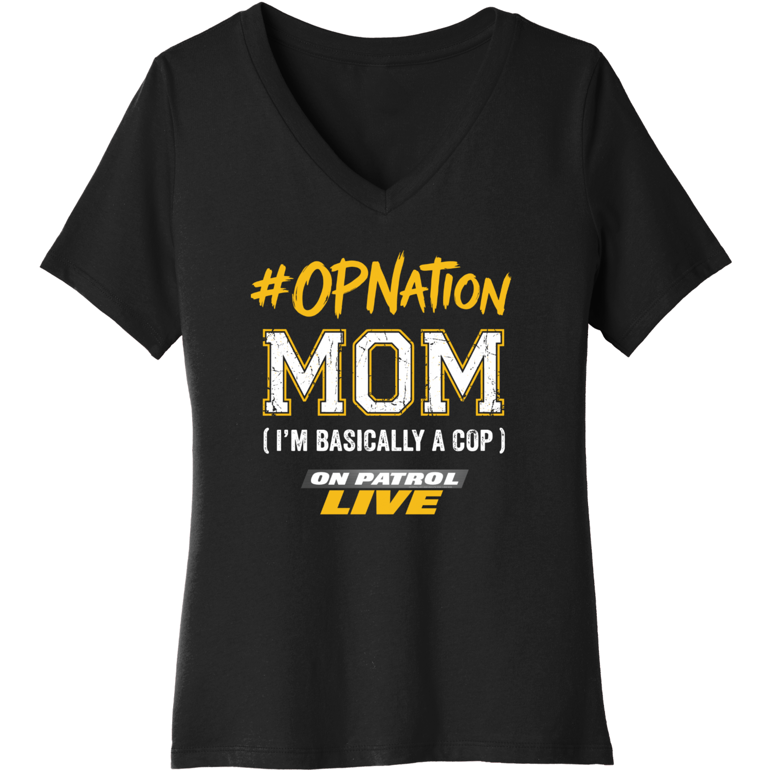 #OPNation Mom -  Women’s Relaxed Jersey Short Sleeve V-Neck Tee