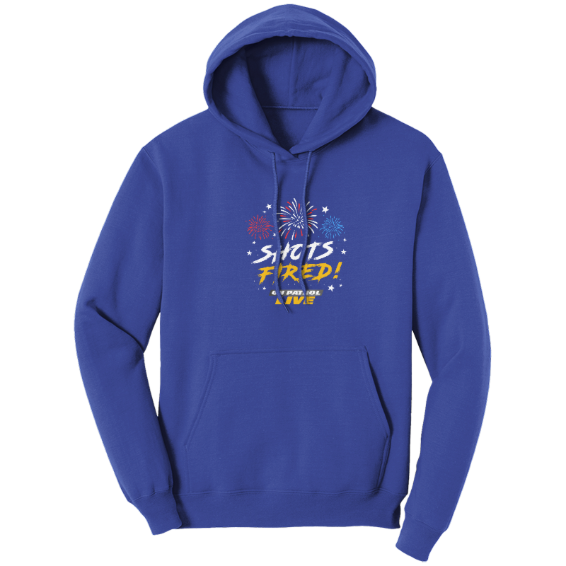 OPL Happy 250th Shots Fired Core Fleece Pullover Hooded Sweatshirt