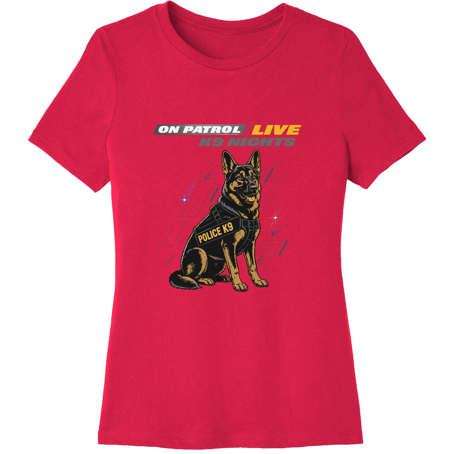 K9s Nights Women's Relaxed Jersey Short Sleeve Tee