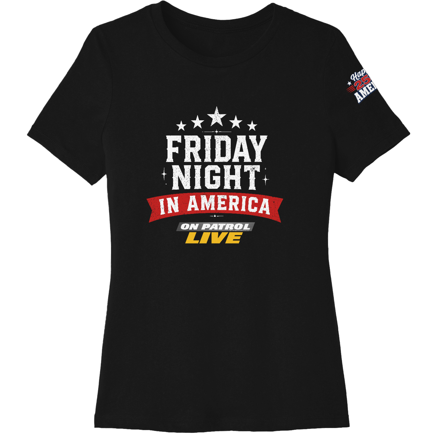 OPL Happy 250th Friday NightWomen's Relaxed Jersey Short Sleeve Tee