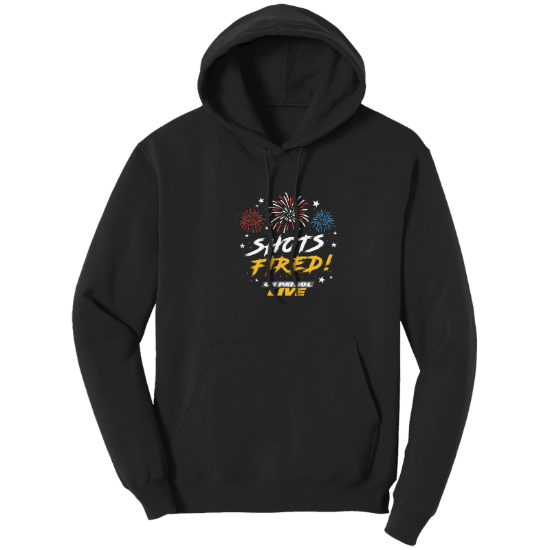 OPL Happy 250th Shots Fired Core Fleece Pullover Hooded Sweatshirt