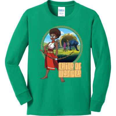 Iyanu Child of Wonder Youth Long Sleeve Cotton Tee