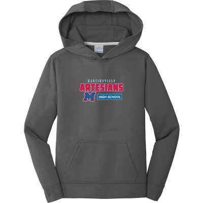 Youth Performance Fleece Pullover Hooded Sweatshirt