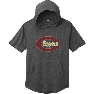 Tri-Blend Wicking Short Sleeve Hoodie