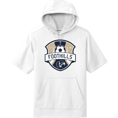 Performance Fleece Short-Sleeve Hooded Pullover