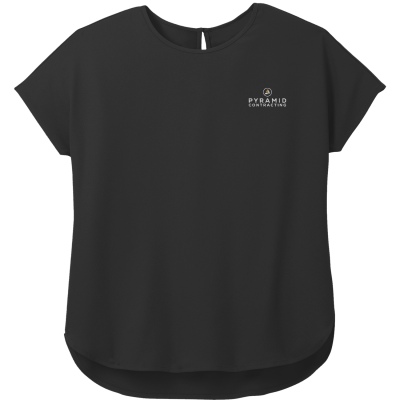 Mercer+Mettle Womens Stretch Crepe Crew (EMB)