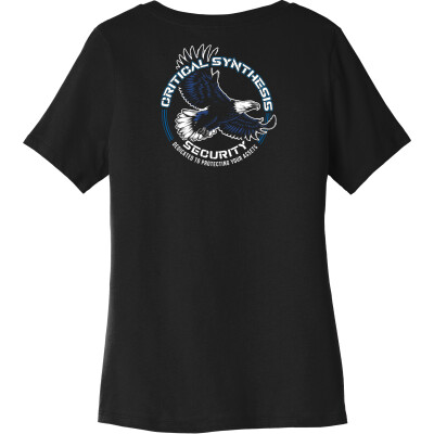 CRITICAL SYNTHESIS SECURITY Women’s Relaxed Jersey Short Sleeve V-Neck Tee