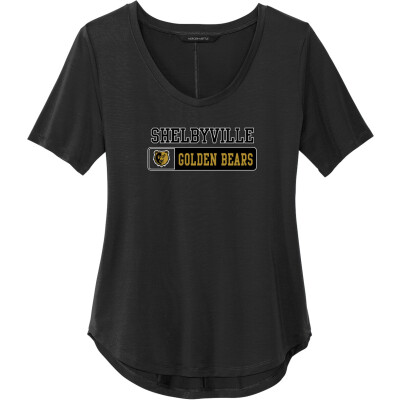 Women's Stretch Jersey Relaxed Scoop Tee