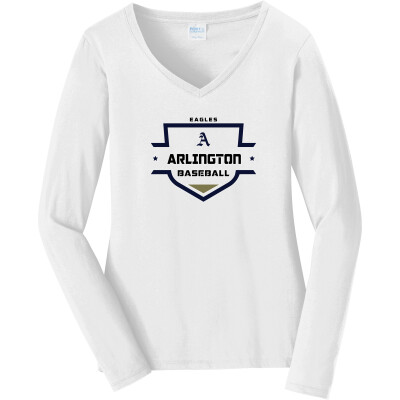 Women's Long Sleeve Fan Favorite V-Neck Tee