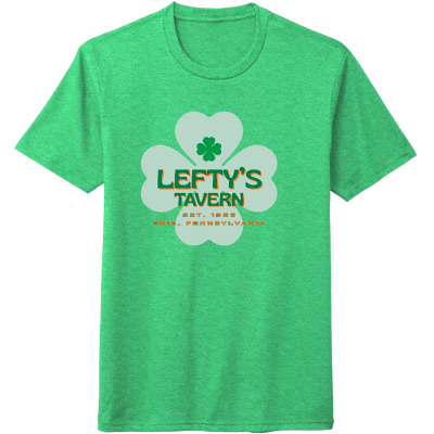 Lefty's Shamrock Tri-Blend Tee