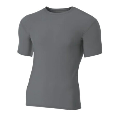A4 Youth Short Sleeve Compression Crew