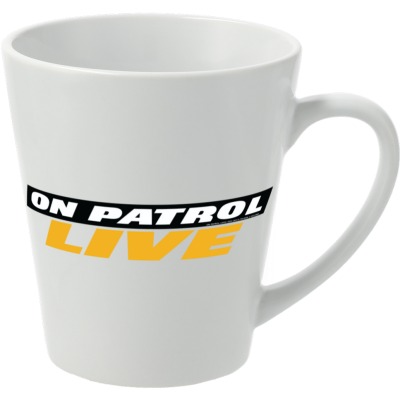 On Patrol: Live 12 oz Latte Mug