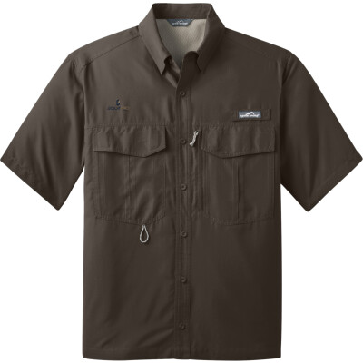 EDDIE BAUER Short Sleeve Performance Fishing Shirt - EB602 (EMB)