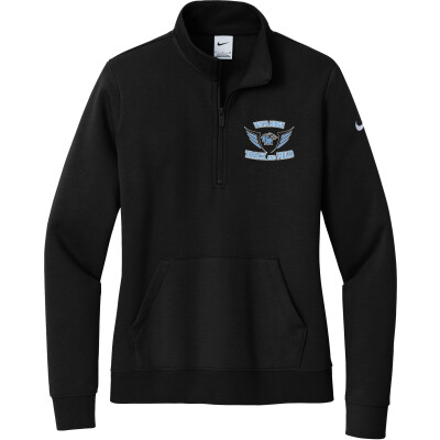 Nike Women's Club Fleece Sleeve Swoosh 1/2-Zip