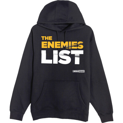 The Enemies List - Heavyweight Unisex Hooded Pocket Sweatshirt