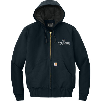 Carhartt Quilted-Flannel-Lined Duck Active Jac (EMB)