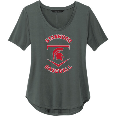 Women's Stretch Jersey Relaxed Scoop Tee