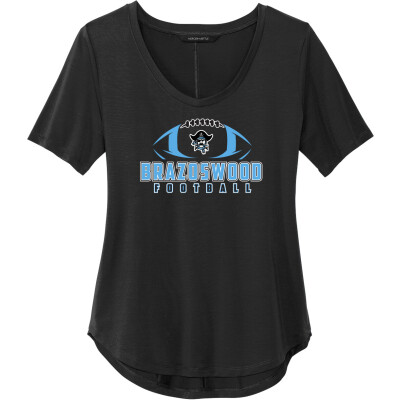 Women's Stretch Jersey Relaxed Scoop Tee