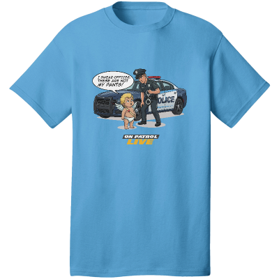 Cupid Under Arrest Cotton Short Sleeve Tee