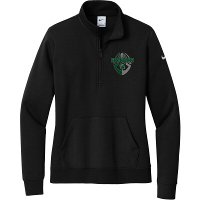 Nike Women's Club Fleece Sleeve Swoosh 1/2-Zip
