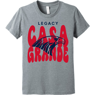 Youth Heather CVC Short Sleeve Tee