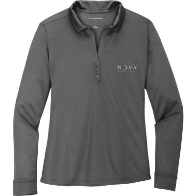 Women's Silk Touch Performance Long Sleeve Polo