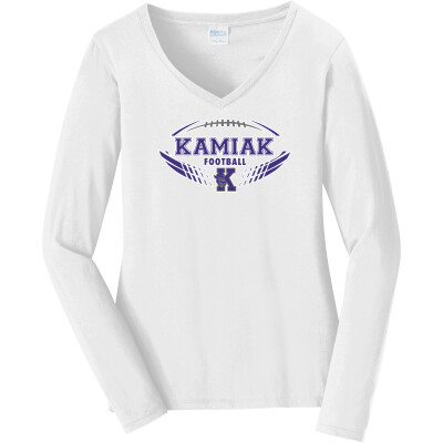 Women's Long Sleeve Fan Favorite V-Neck Tee