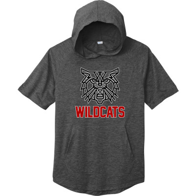 Tri-Blend Wicking Short Sleeve Hoodie