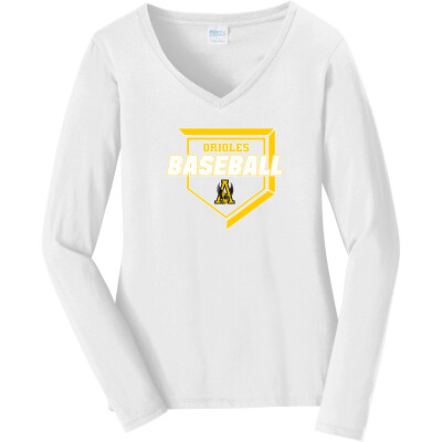 Women's Long Sleeve Fan Favorite V-Neck Tee