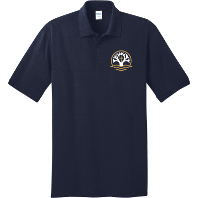 Adult Jersey Knit Polo with Logo