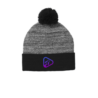 Heather Pom Pom Beanie