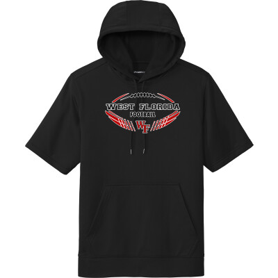 Performance Fleece Short Sleeve Hooded Pullover