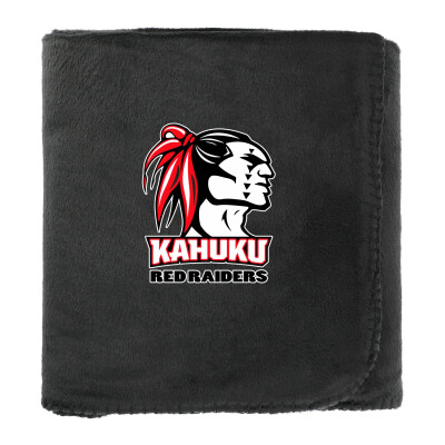 100% Recycled PET Fleece Blanket with RPET Pouch