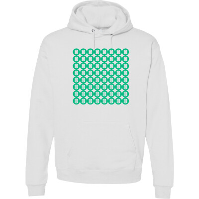 Hanes EcoSmart Hooded Sweatshirt - V3 White