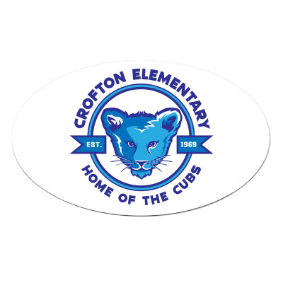3.5" Oval Car Magnet