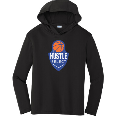 Hustle Basketball Youth Performance Hoodie – Moisture-Wicking