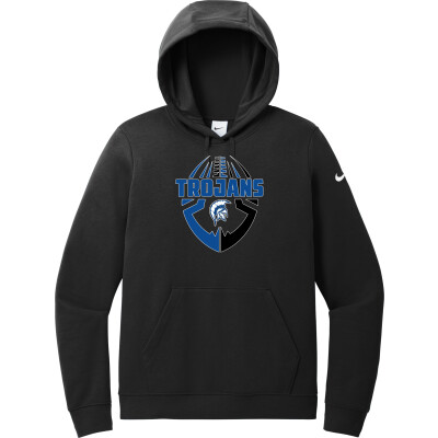 Nike Women's Club Fleece Sleeve Swoosh Pullover Hoodie