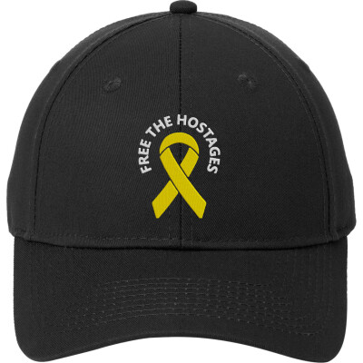 "Free The Hostages" Ribbon Of Hope Twill Cap