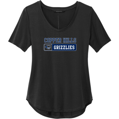 Women's Stretch Jersey Relaxed Scoop Tee