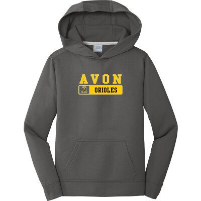 Youth Performance Fleece Pullover Hooded Sweatshirt