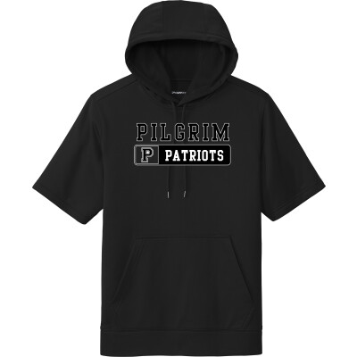 Performance Fleece Short-Sleeve Hooded Pullover