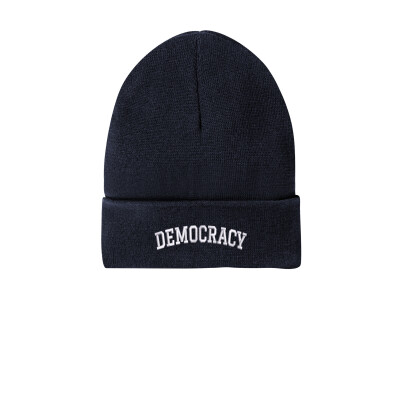 DEMOCRACY - Ribbed Knit Beanie