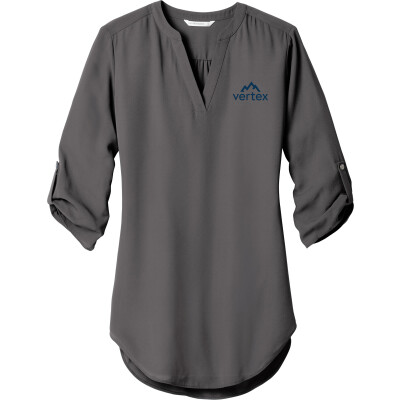 Women's 3/4-Sleeve Tunic Blouse