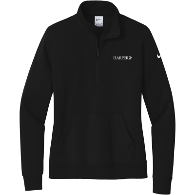 Nike Women's Club Fleece Sleeve Swoosh 1/2-Zip