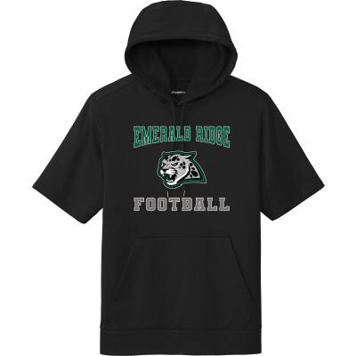 Performance Fleece Short-Sleeve Hooded Pullover